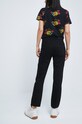 Jeansy damskie slim fit czarne czarny RW22.SJD020