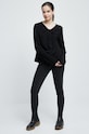 Jeansy damskie skinny czarne RW22.SJD051 czarny RW22