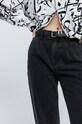 Odzież Jeansy damskie chino czarne RW22.SJD305 czarny