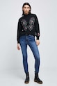 Jeansy damskie skinny kolor niebieski RW22.SJDB00 niebieski RW22