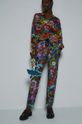 multicolor Spodnie dresowe damskie by Olaf Hajek kolor multicolor Damski