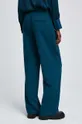 Spodnie damskie gładkie kolor zielony Materiał zasadniczy: 74 % Poliester, 21 % Wiskoza, 5 % Elastan, Inne materiały: 100 % Poliester