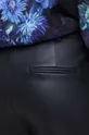 Spodnie damskie ze skóry ekologicznej kolor czarny