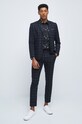 Odzież Spodnie męskie slim fit granatowe RW22.SPM305 granatowy