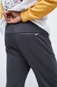 szary Spodnie dresowe męskie gładkie szare
