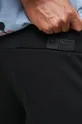 Spodnie dresowe męskie gładkie czarne Męski