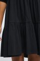 Sukienka bawełniana gładka czarna
