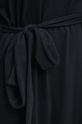 Sukienka bawełniana gładka czarna Damski