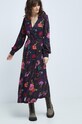 Sukienka damska wzorzysta czarna RW22.SUD606 multicolor RW22