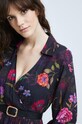 Sukienka damska wzorzysta czarna RW22.SUD606 multicolor