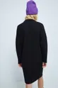 Šaty dámske z hladkej pleteniny čierna farba  68% Viskóza, 27% Polyamid, 5% Elastan