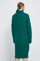 Šaty dámske s rolákom zelená farba  74% Akryl, 22% Polyester, 4% Elastan