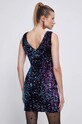 Odzież Sukienka damska z cekinami kolor multicolor RW22.SUDB12 multicolor