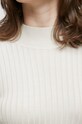 Sweter damski prążkowany beżowy RW22.SWD056