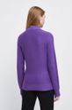 Sweter damski z fakturą kolor fioletowy 50 % Wiskoza, 28 % Poliester, 22 % Poliamid