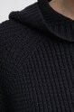 Sweter damski z kapturem kolor czarny RW22.SWD804 czarny