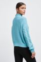 Sweter damski z fakturą kolor turkusowy 77 % Akryl, 12 % Poliamid, 11 % Poliester