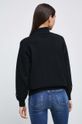 Sweter damski z ozdobnym haftem kolor czarny 42 % Akryl, 31 % Poliamid, 27 % Poliester