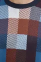 Sweter męski wzorzysty multicolor Męski