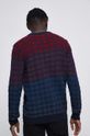 Sweter bawełniany męski wzorzysty kolor multicolor 100 % Bawełna
