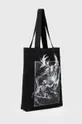 Bavlnená taška z kolekcie The Witcher x Medicine čierna farba čierna