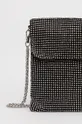 Torebka damska z ozdobnymi elementami kolor czarny Materiał zasadniczy: 100 % Poliester, Inne materiały: 100 % Metal