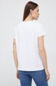 T-shirt damski gładki biały 96 % Bawełna, 4 % Elastan