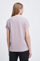 T-shirt damski gładki różowy 96 % Bawełna, 4 % Elastan