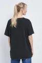 T-shirt bawełniany gładki czarny 100 % Bawełna