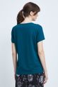 T-shirt damski gładki zielony 96 % Bawełna, 4 % Elastan