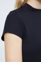 Tričko dámske z hladkej pleteniny čierna farba Dámsky