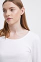 T-shirt damski prążkowany biały RW22.TSD080 biały