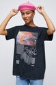 T-shirt bawełniany z kolekcji Science czarny RW22.TSD352 czarny RW22