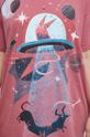 T-shirt bawełniany damski z kolekcji Psoty różowy