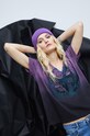 T-shirt bawełniany damski by Rafał Wechterowicz kolor multicolor multicolor RW22.TSD752