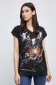 čierna Bavlnené tričko dámske z kolekcie The Witcher x Medicine čierna farba