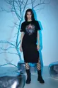 Bavlnené tričko dámske z kolekcie The Witcher x Medicine čierna farba čierna