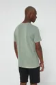 T-shirt bawełniany męski gładki z domieszką elastanu zielony 95 % Bawełna, 5 % Elastan
