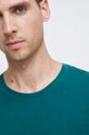 cyraneczka T-shirt męski gładki zielony Męski