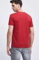 T-shirt męski gładki bordowy 95 % Bawełna, 5 % Elastan