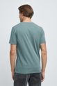 T-shirt bawełniany gładki zielony 95 % Bawełna, 5 % Elastan