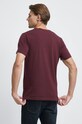 Odzież T-shirt bawełniany gładki z domieszką elastanu bordowy RW22.TSM052 bordowy