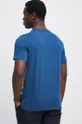 T-shirt bawełniany męski gładki kolor niebieski 100 % Bawełna