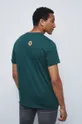 T-shirt bawełniany męski z kolekcji Legendy zielony 100 % Bawełna