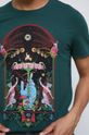T-shirt bawełniany męski z kolekcji Legendy zielony