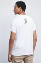 T-shirt bawełniany męski z kolekcji Legendy biały 100 % Bawełna