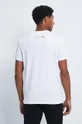 T-shirt bawełniany z kolekcji Science biały <p>100 % Bawełna</p>