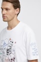 T-shirt bawełniany z nadrukiem biały RW22.TSM400 biały