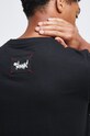 Odzież T-shirt bawełniany z nadrukiem czarny RW22.TSM405 czarny