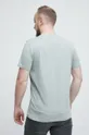 T-shirt bawełniany męski z kolekcji Psoty zielony 100 % Bawełna